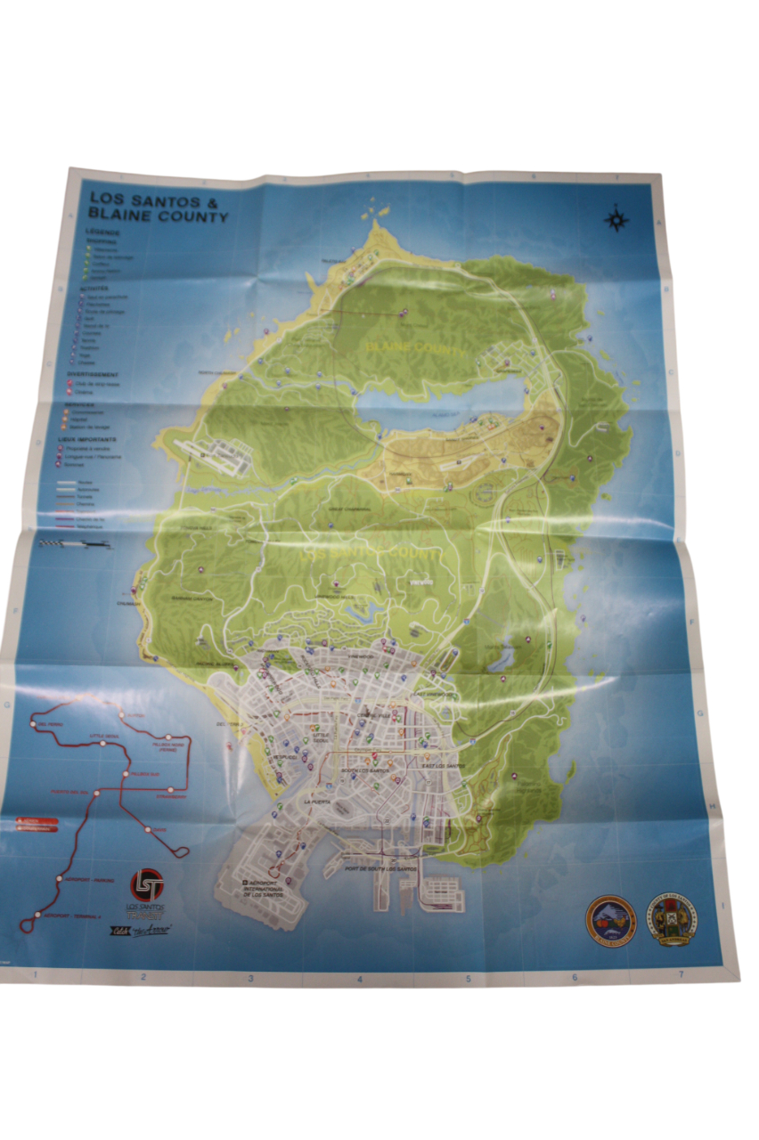 Jeu GTA V Xbox 360 édition steelbook (non testé) Bon état - Vue 6 - 